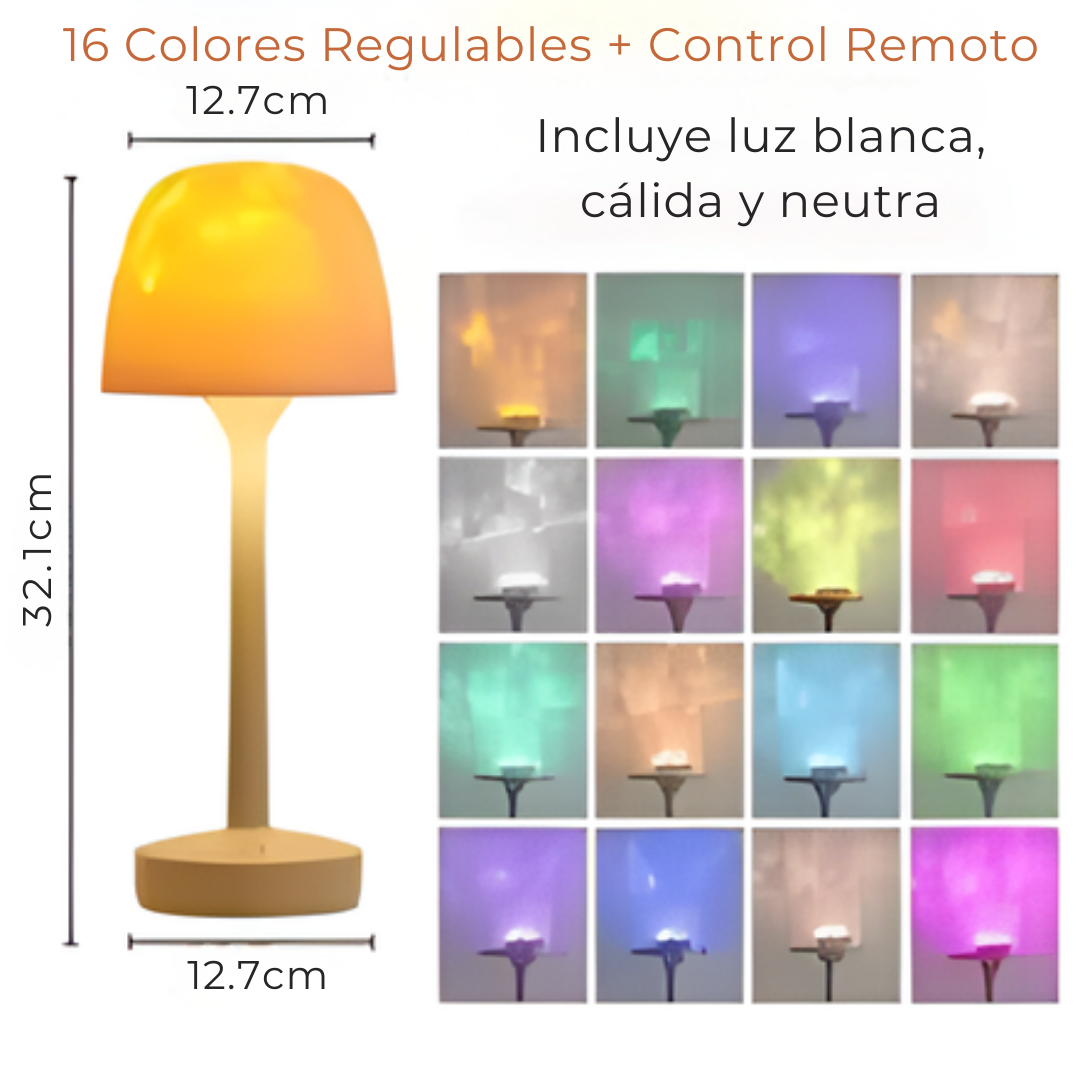 Lámpara LED Ondulada | Luz Ambiente