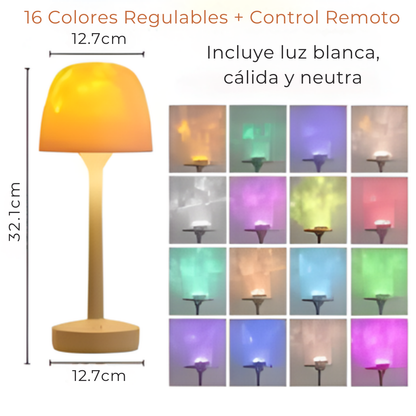 Lámpara LED Ondulada | Luz Ambiente