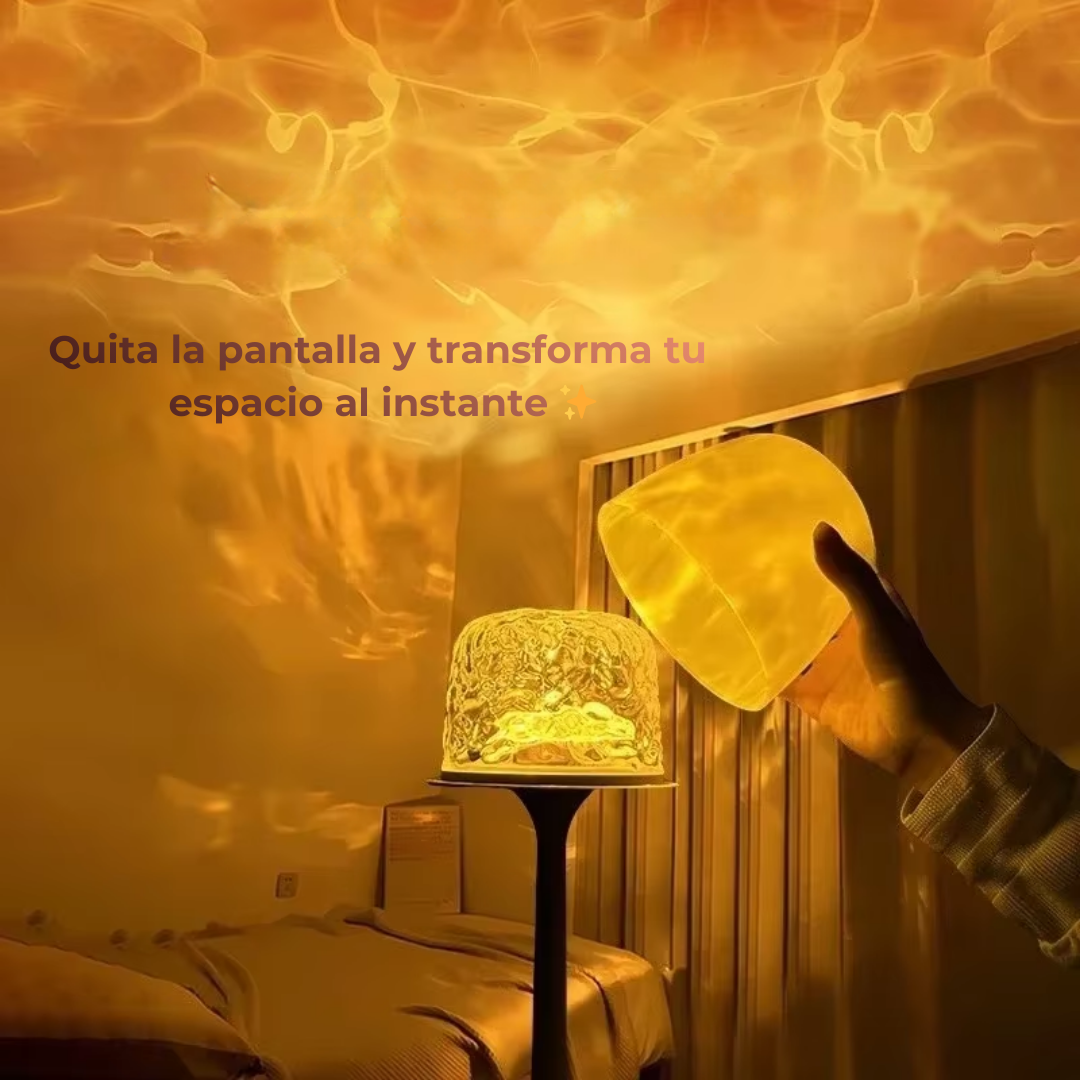 Lámpara LED Ondulada | Luz Ambiente