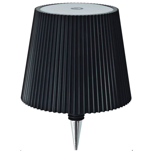 Wireless Lamp - Fluted Black