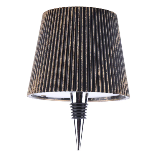 Wireless Lamp - Fluted Brown